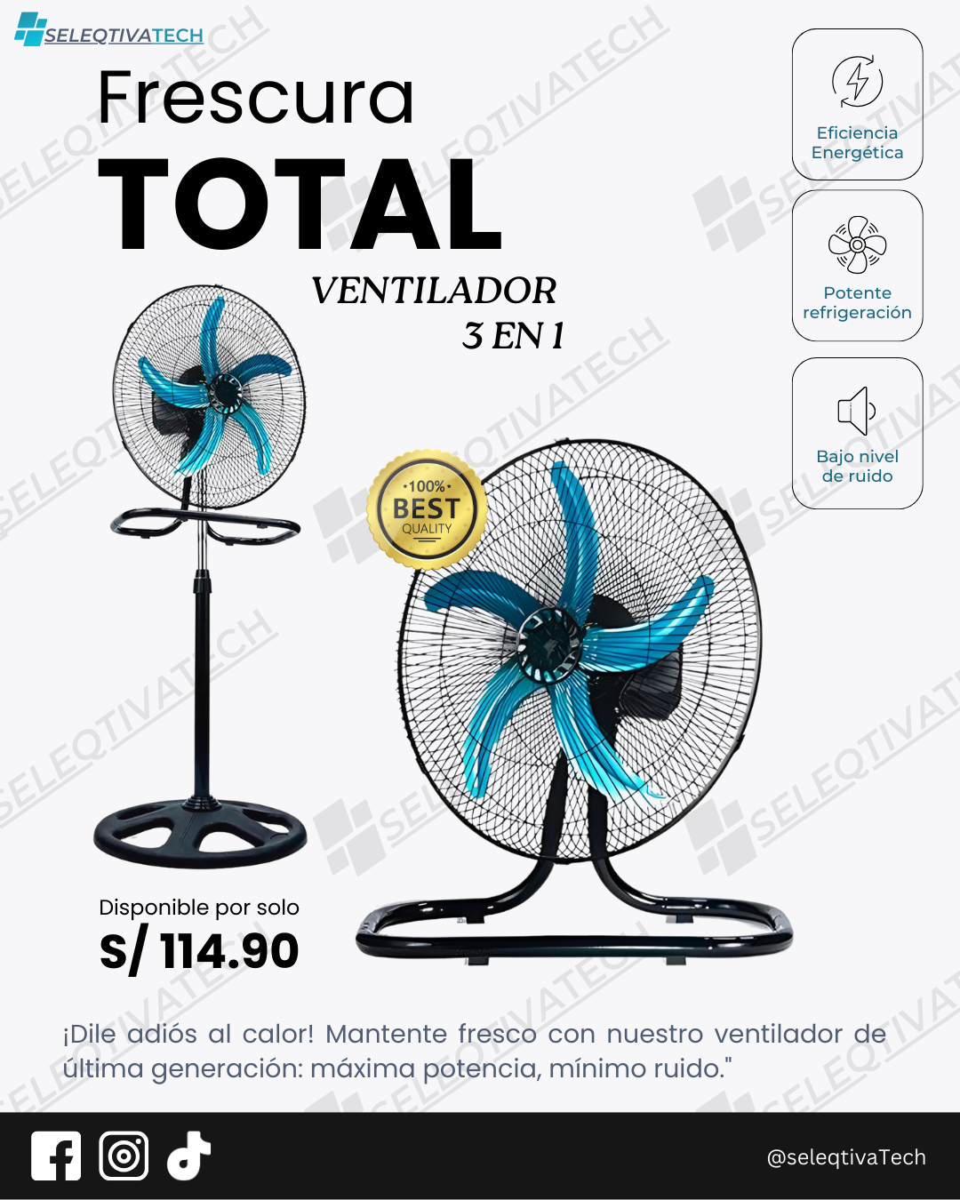 Ventilador 3 en 1